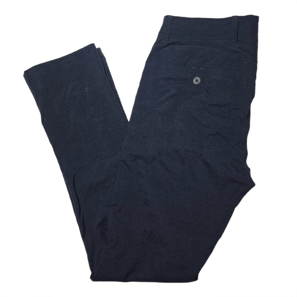 Rapha Slim Fit Cycling Commuter Trousers Navy Blue Mens 30x32 Activewear